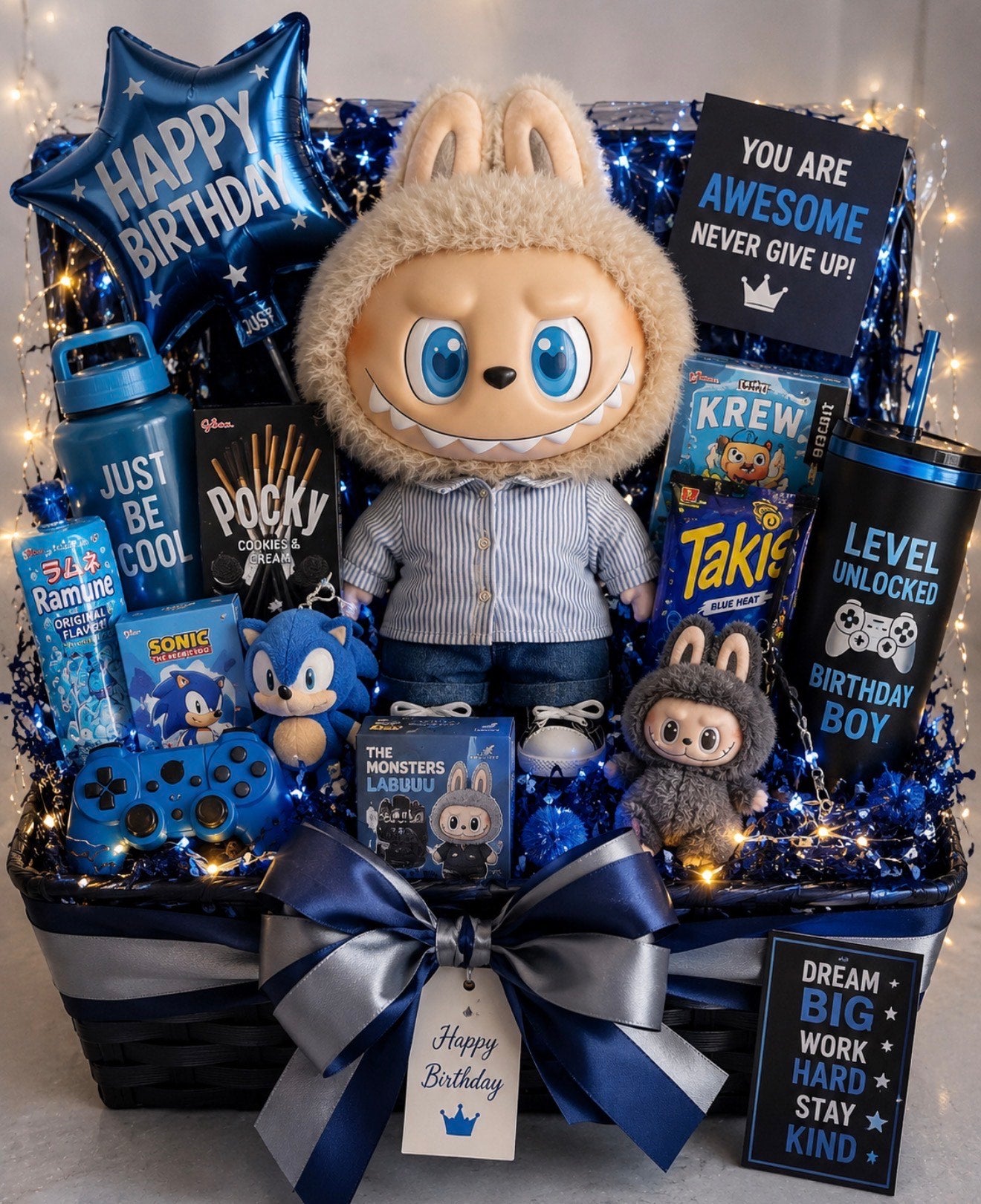 Midnight Lux Birthday Basket