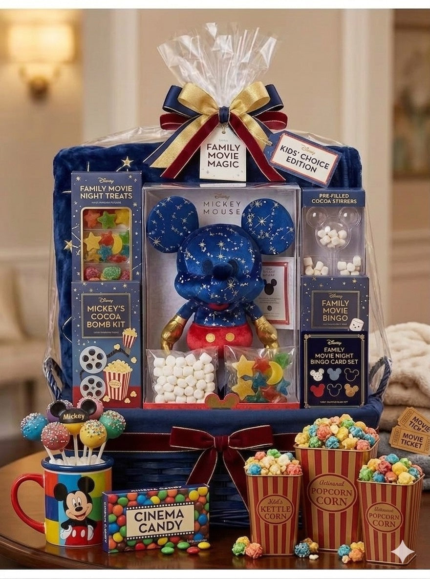 Magical Disney Movie Night Basket