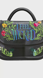 Loungefly Wicked “I Feel Wicked” Embroidered Crossbody Bag